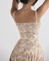 Vestido Largo de Verano de Alta Gama, Estilo Camisola, Estilo Elegante, Estilo Francés, Multicolor, Venta al por Mayor, Vestidos Casuales