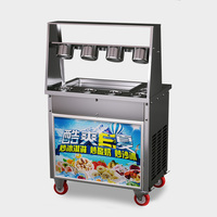 Machine à faire des glaces frites, machine à faire des rouleaux de glace