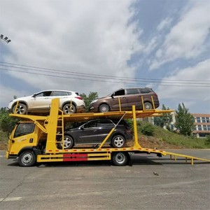 รถบรรทุกขนส่งรถยนต์สองชั้น SINOTRUK SITRAK 4x2 ยูโร 3 ดีเซล บรรทุกรถยนต์ได้ 3 คัน สำหรับขนส่งยานยนต์ขนาดเล็ก - Product Image 2