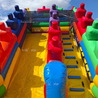 Château gonflable commercial avec toboggan