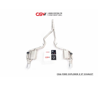 Tubos de Escape Catback de Acero Inoxidable de Alto Rendimiento CGW 3D Scan CNC Mould para Ford Explorer 2.3T 2020-