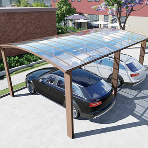 Cochera de Aluminio y Policarbonato Resistente a Huracanes, Personalizable, para Exteriores, para Casa, Auto o <span class=keywords><strong>Garaje</strong></span> - Product Image 2