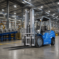 Chariot élévateur électrique Liftron CPD35L 3500 kg pour le transport de palettes en entrepôt industriel, châssis stable