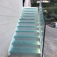 Mezzanine de bâtiment PVB verre commercial trempé garde-corps d'escalier transparents toit Atrium verre de sécurité solaire extérieur