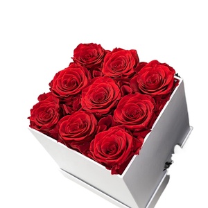 Rosa Eterna en Caja <span class=keywords><strong>de</strong></span> Regalo, Rosa Preservada <span class=keywords><strong>de</strong></span> Larga Duración, Gran Venta para el <span class=keywords><strong>Día</strong></span> <span class=keywords><strong>de</strong></span> San Valentín - Product Image 1