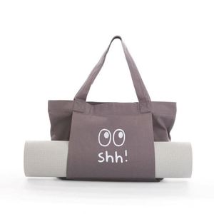 Sacs fourre-tout personnalisés en toile de coton pour femme, pour tapis de yoga, plage, gym, courses, ou comme sac à bandoulière - Product Image 1