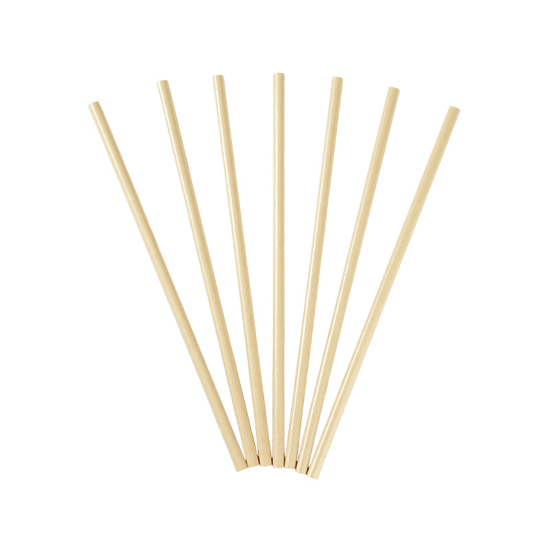Custom Printed No Glue & No MOSH/MOAH Biodegradable Paper Straws Disposable Paper Drinking Straws