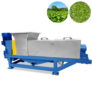 Prensa deshidratadora de doble tornillo para residuos de hierbas, vinaza, pulpa y residuos de patata, con alta tasa de deshidratación y funcionamiento automático - Product Image 2