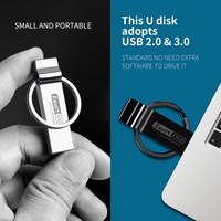 Clés USB personnalisées en gros avec logo, 128 Go, avec porte-clés offert, 64 Go, Clé USB métallique, 32 Go, Clé USB professionnelle, 16 Go, 8 Go, 4 Go