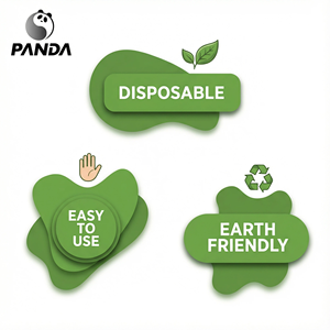 고품질 맞춤형 로고 친환경 배변 봉투 녹색 생분해성 애완견 배변 봉투 간단한 플라스틱으로 제작 - Product Image 2