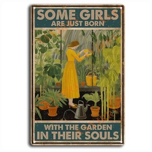 Plaque de jardinage en métal Because Murder is Wrong Wall Poster Plaque Vintage Iron Painting Decoration for Home Cafe Garden Club - Product Image 1