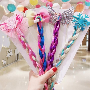 Mio Regenboog Eenhoorn Haarband <span class=keywords><strong>Extensions</strong></span> Mooie Elastische Haarband Voor Kinderen Kinderen Baby Haarband Accessoires - Product Image 2