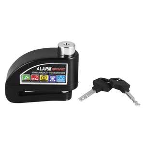 Cerradura de <span class=keywords><strong>disco</strong></span> de <span class=keywords><strong>alarma</strong></span> 110db Cerradura de motocicleta impermeable con <span class=keywords><strong>alarma</strong></span> Seguridad antirrobo <span class=keywords><strong>Candado</strong></span> fuerte Rueda - Product Image 1