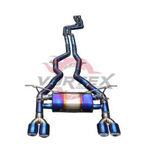 Échappement Catback VORTEX OEM Grade 5 Ti Rainbow à soupapes pour BMW F80 M3/F82 M4 3.0T 2014-2018 Performance de course - Product Image 1