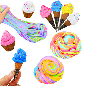 Custom Private Label Ice Cream Slime Kit False Water Fluffy Cloud Slime - Product Image 1