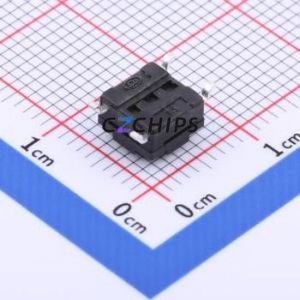 TS-KG10GS-BT43F Tactile Switch SMD-4P,6.2x6.2mm Switch Single Pole Single Throw Round Button 2.5N Vertical Mount - Product Image 2