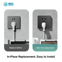 Prise électrique universelle 220V 10A 2 ports, prise murale sécurisée multi-prises AU/EU/US/UK avec interrupteurs USB