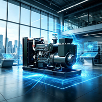 Groupe électrogène diesel 50 kW, type super silencieux, démarrage automatique, ATS, démarrage à distance, 50 Hz, pour usage industriel