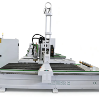 Routeur CNC ATC haute vitesse RC1530L-ATC pour la gravure et la découpe de panneaux de porte en bois