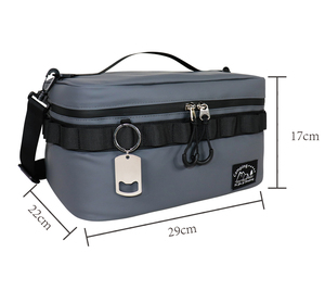 Sac de pique-nique et de camping portable Senrong 2023, style mode, à porter à l'épaule, en tissu Oxford isolé, 10L, multifonctionnel - Product Image 6