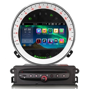 Erisin ES8518M 7 pouces Android 12.0 IPS sans fil CarPlay 4G DSP LTE Slot car dvd player pour BMW Mini Cooper