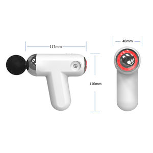 ปืนนวดเนื้อเยื่อชั้นลึกแบบพกพา ไฟฟ้า พร้อมประคบร้อนและเย็น ปืนนวดขนาดเล็ก - Product Image 6