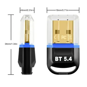 อะแดปเตอร์ไร้สาย USB บลูทูธ 5.4 เครื่องส่งสัญญาณ BT5.4 ดองเกิลบลูทูธสำหรับคีย์บอร์ด เมาส์ เกมคอนโซล ตัวรับสัญญาณอะแดปเตอร์ USB - Product Image 3