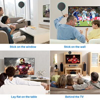 هوائي تلفزيون رقمي داخلي أنتوكو عالي التقييم بدقة 4K و1080P مع مضخم إشارة DVB-T2، قابل للتركيب على الأرض، معتمد من CE/FCC/ROHS، لاستقبال UHF