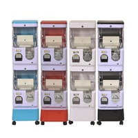 Distributeur de jouets en capsule japonais multicolores, machine à capsules, distributeur de jouets, machine à pièces, machine à gachapon