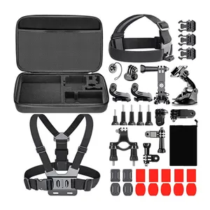 36 in 1 Gopro Accessories Chest Ram Mount Kit for Go Pro Hero 6 5 7 Black Accessories for xiaomi yi