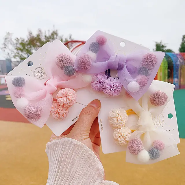 Beauty wholesale girls big bow hair clips children hair bows kids accessories hairpin