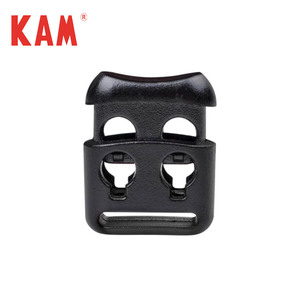 Khóa Dây Nhựa KAM Khóa Lò Xo Toggle <span class=keywords><strong>Stopper</strong></span> Khóa Dây Hai Lỗ Cho Dây Rút, Quần Áo, Dây Giày, Ba Lô, Dây Buộc - Product Image 1