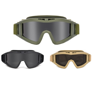Gafas Tácticas de Protección Completa con Lentes de Policarbonato Antivaho para Obras de Construcción - Product Image 4