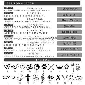สร้อยคอสำหรับผู้หญิงสลัก<span class=keywords><strong>ชื่อ</strong></span>ด้วยเลเซอร์สีโรสโกลด์พร้อมจี้เครื่องประดับสำหรับ<span class=keywords><strong>ผู้ชาย</strong></span> - Product Image 5