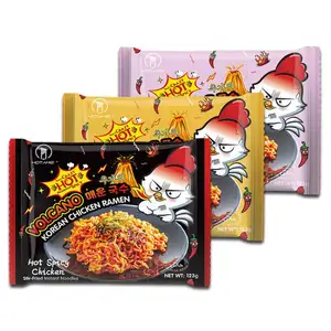 Chinese Manufacture Korean Ramen Noodles Brands HOTAMIE&OEM Carbonara Buldak Ramen Halal Korean Noodles
