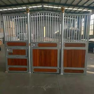 Sang trọng Châu Âu ngựa chuồng Mặt trận 12ft, 14ft, 3.5m, 4M kích thước khác nhau tùy chọn tre infill nhúng nóng khung thép mạ kẽm - Product Image 4