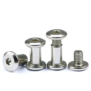 Remaches de Acero Inoxidable 304 con Certificación ISO9001, Remaches Macho y Hembra con Bloqueo, Tornillos Chicago de 6 mm y 8 mm para Ensamblaje de Equipos Mecánicos - Product Image 1