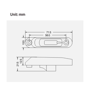 ชุดสะพานสายเบสโครเมียม 4 สาย แบบ Heavy Duty พร้อมประแจและสกรูสำหรับอะไหล่กีตาร์ - Product Image 2