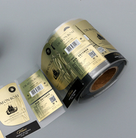 Etiqueta Autoadhesiva Personalizada para Botellas de Metal, Impresión de Marca Privada, para Bebidas, Cerveza, Vino, Licores, Whisky, Ecológica, Resistente al Agua