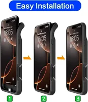 Étui de batterie externe 10000 mAh pour iPhone 17 Pro Max 14 Plus 15 16 13 Mini 12 11 Pro Max X XS XR 6 6S 7 8 SE 2020