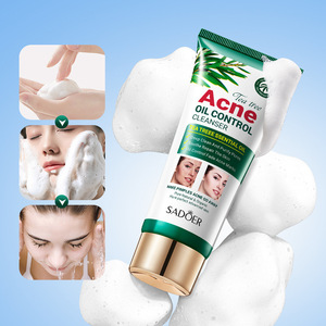 Nettoyant Visage Anti-Acné SADOER 100g à l'Huile d'Arbre à Thé, Nettoyant Pores en Profondeur, Contrôle du Sébum, Marque Privée OEM - Product Image 2