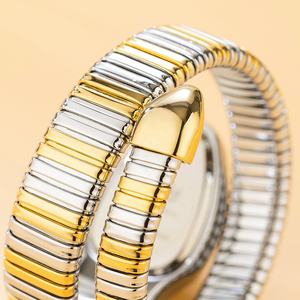 Elegante di lusso da <span class=keywords><strong>donna</strong></span> a forma di serpente <span class=keywords><strong>orologio</strong></span> in lega a fascia multisala colori Casual abbigliamento quotidiano elegante da <span class=keywords><strong>donna</strong></span> <span class=keywords><strong>orologio</strong></span> da polso da <span class=keywords><strong>donna</strong></span> regali - Product Image 5