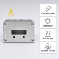 Boîtier en aluminium CNC sur mesure, profilé en aluminium extrudé, usinage CNC, boîtier en aluminium anodisé 6063, fabrication OEM directe d'usine