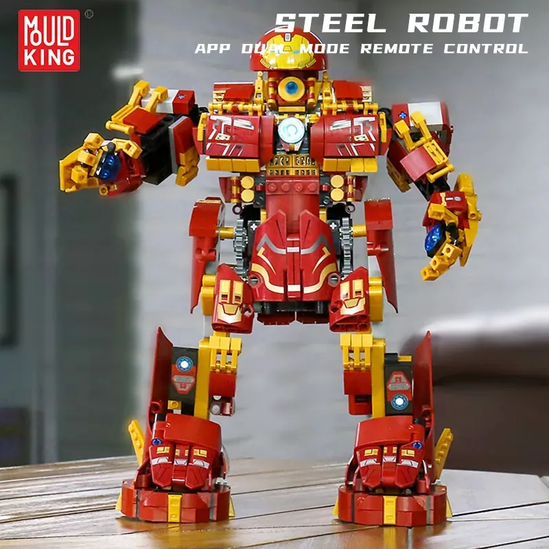 Mould King 15039 Buster Robot MOC Mack Technic Remote Control App Version Building Blocks New Moc Toys Kids Gifts Block