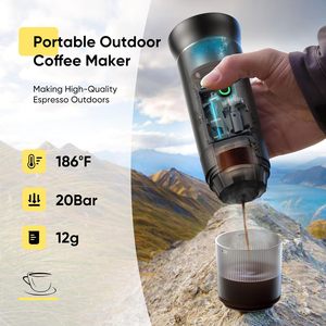 <span class=keywords><strong>Machine</strong></span> à Café 3-en-1 de Voyage Type C à Infusion Froide et Chaude USB, Mini Cafetière Expresso Portable Main avec Capsule Autochauffante - Product Image 1