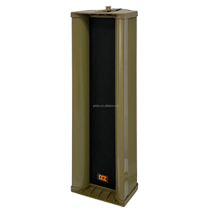 Sẵn sàng để tàu 45W thời tiết loa <span class=keywords><strong>PA</strong></span> hệ thống ngoài trời trong nhà Cột loa với vỏ kim loại hợp kim nhôm - Product Image 4