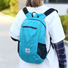 Sac à dos pliable léger pour l'extérieur 20L, sac de sport de voyage unisexe couleur unie avec compartiment intérieur Printemps 2025 - Product Image 4