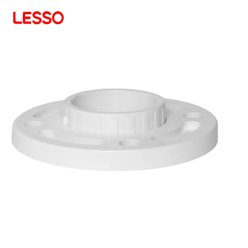 LESSO tiêu chuẩn ASTM PVC SCH 80 Lịch Trình 80 phụ kiện mặt bích một mảnh