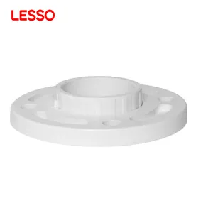 LESSO ASTM standard PVC SCH 80 Schedule 80 fittings flange one piece