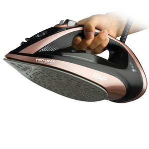 Plancha de vapor eléctrica portátil RAF New Household con suela de cerámica de 2400W para ropa - Product Image 2